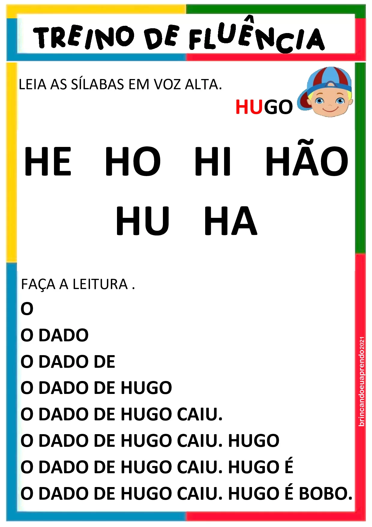 Atividades De Fluencia De Leitura – Caderno Fluencia Especial 7