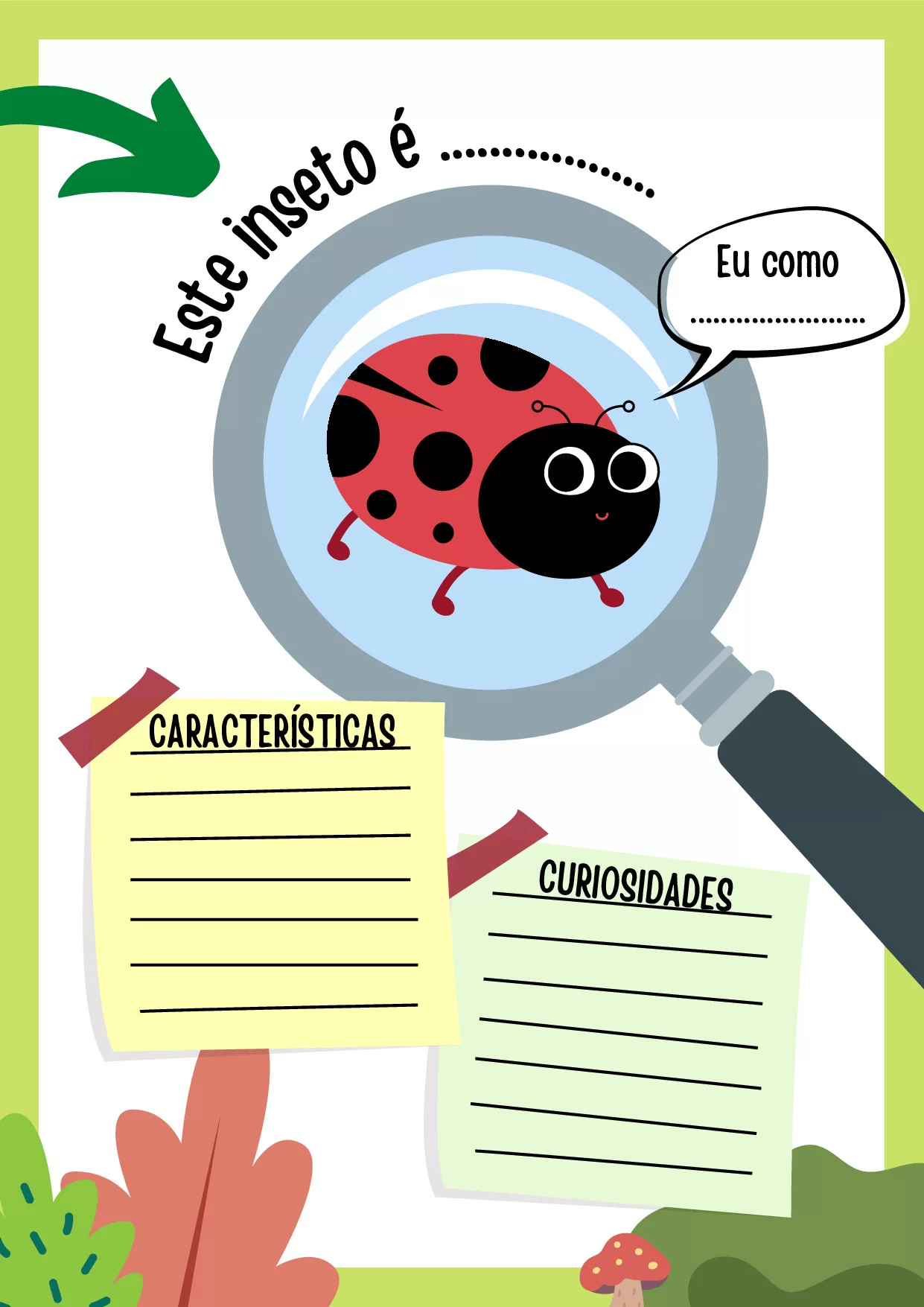 Atividades De Insetos Coloridos Para Educacao Infantil 10