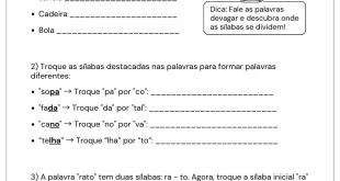 Atividades De Portugues Para O Segundo Ano 2