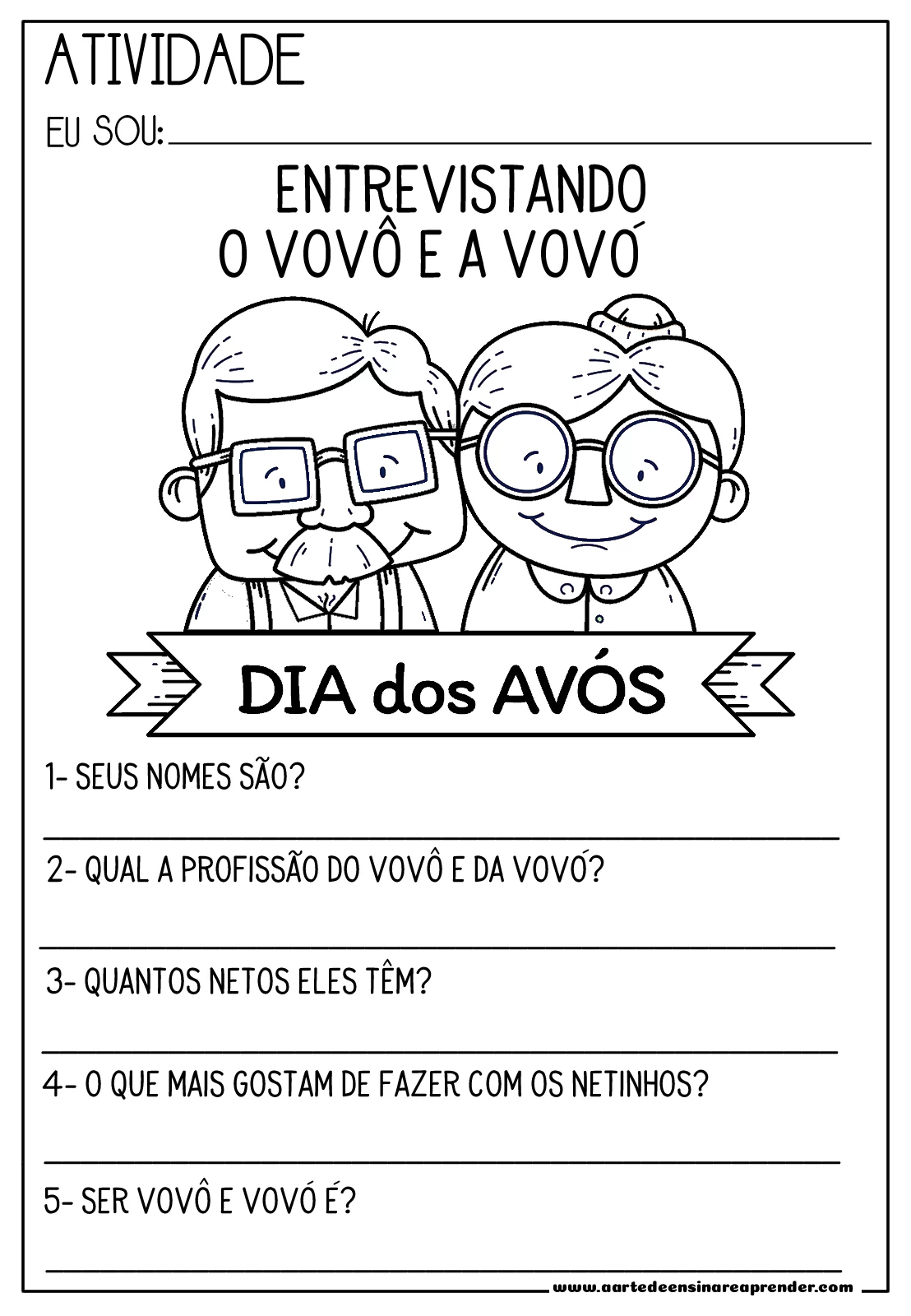 Entrevistando o vovô e a vovó