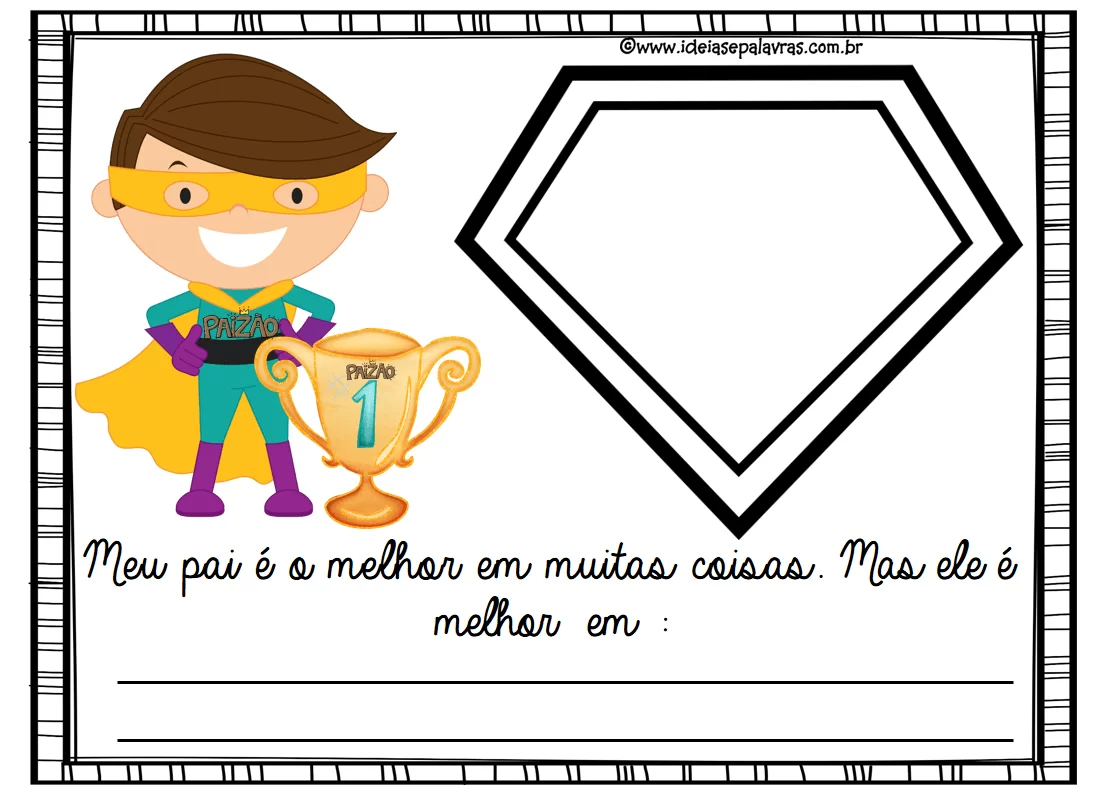 Atividades Dia Dos Pais %C3%A1lbum 5