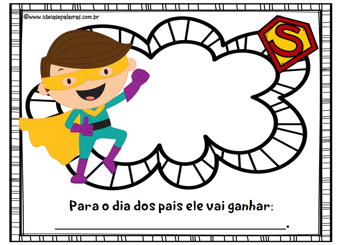 Atividades Dia Dos Pais %C3%A1lbum 7