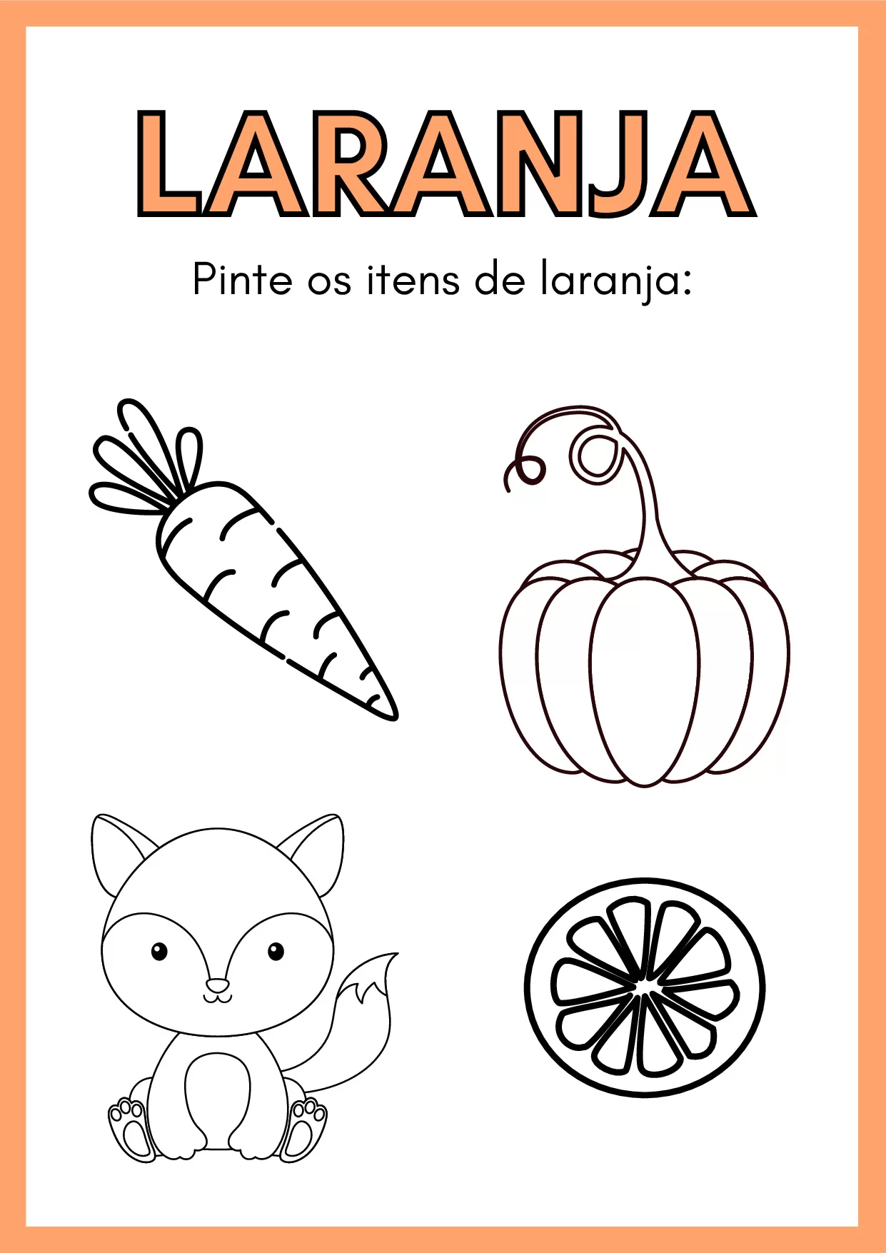 Atividades Para Colorir E Aprender As Cores 8