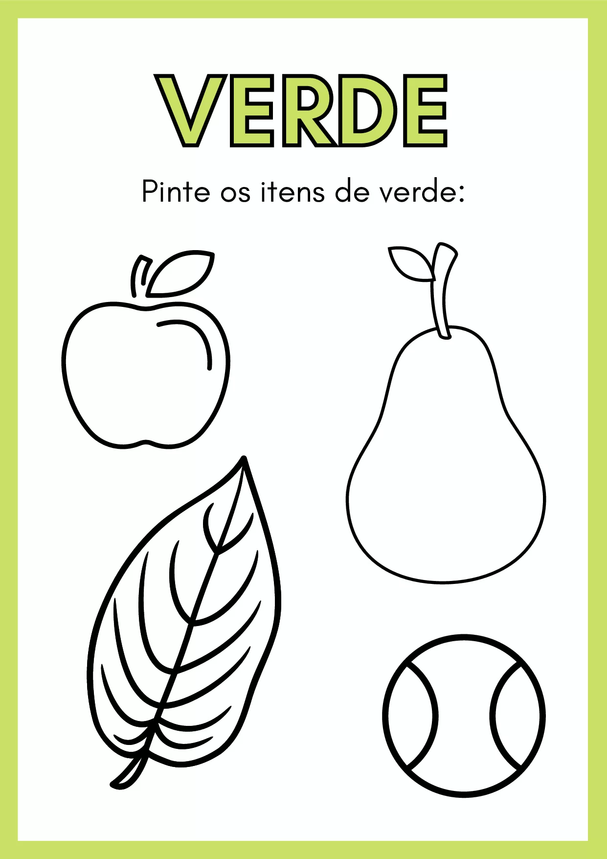 Atividades Para Colorir E Aprender As Cores 9