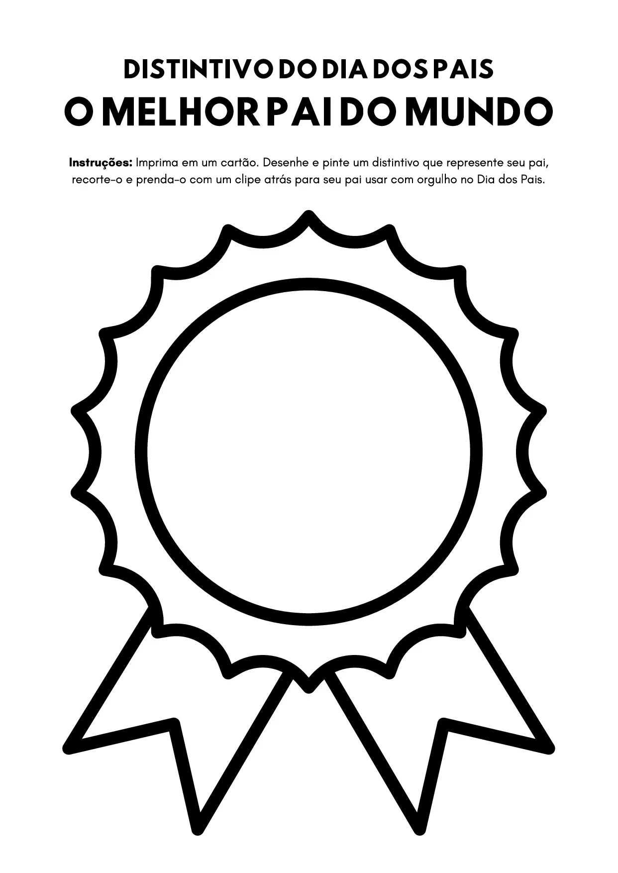 Atividades Para O Dia Dos Pais Cartoes Desenho E Bingo 20