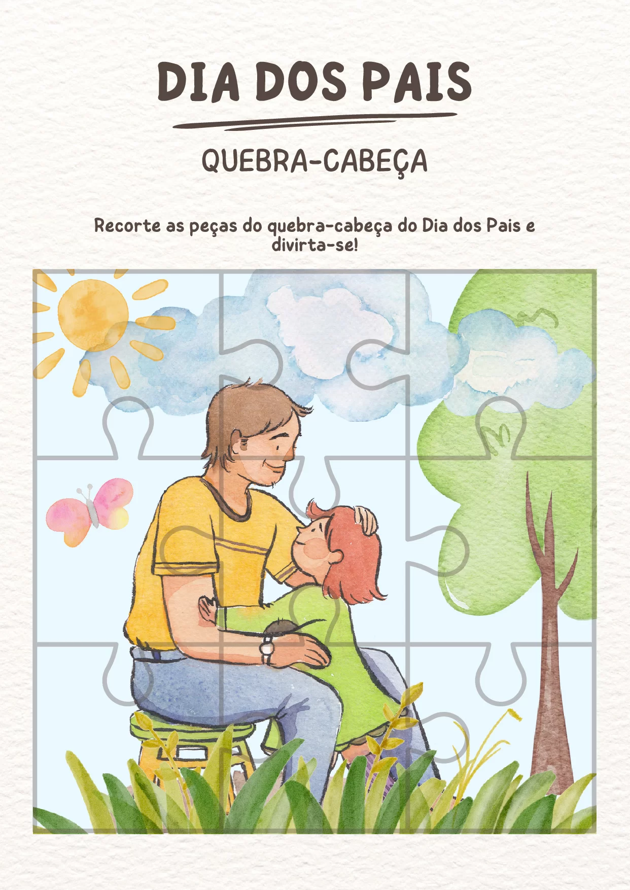 Qubra cabeça do pai