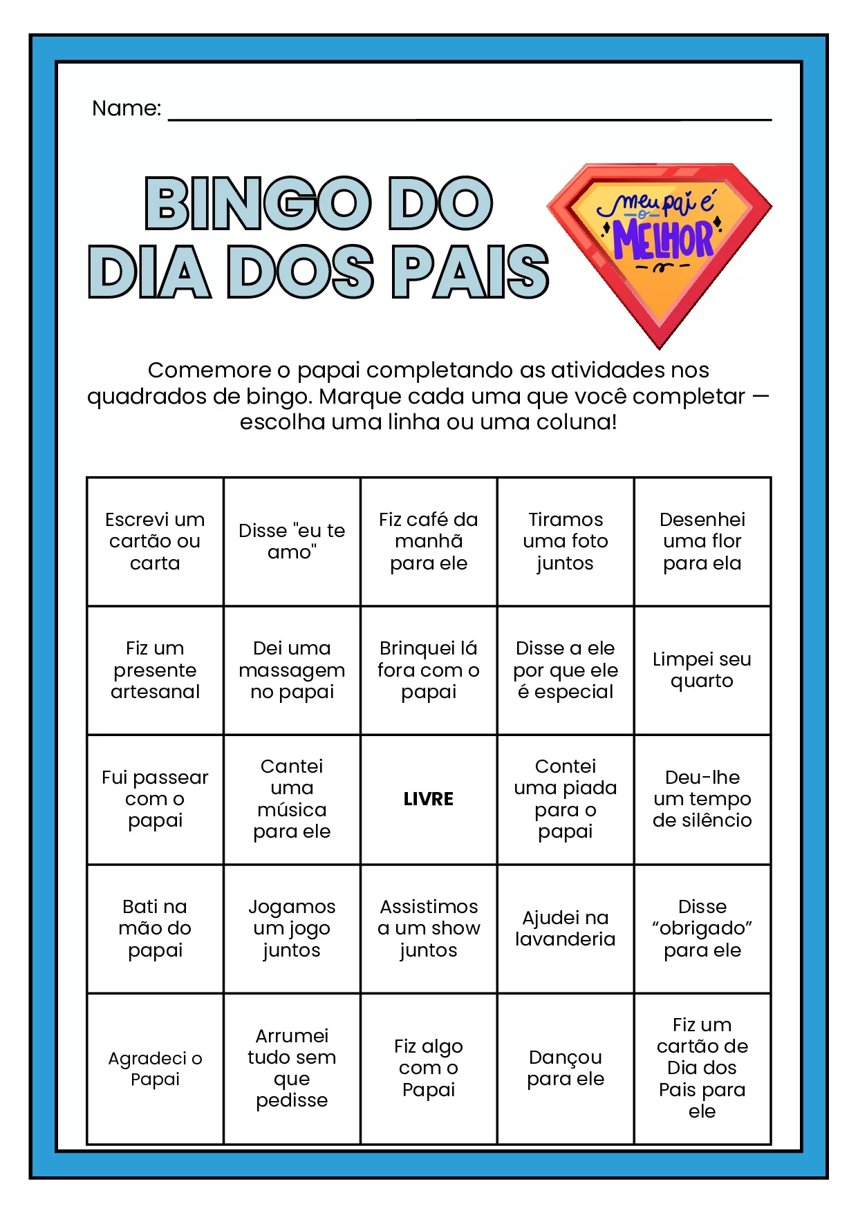 Bingo do pai