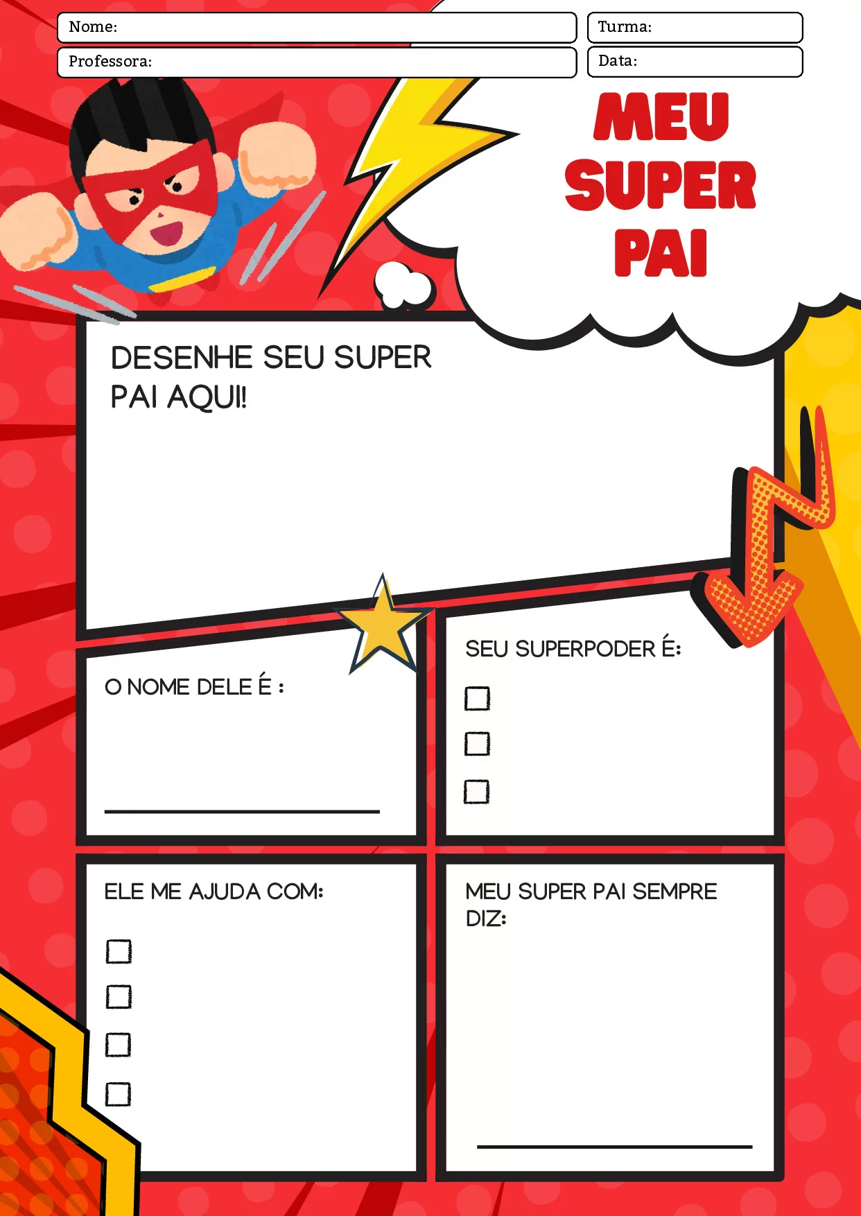 Atividades para o Dia dos Pais – ilustração 2