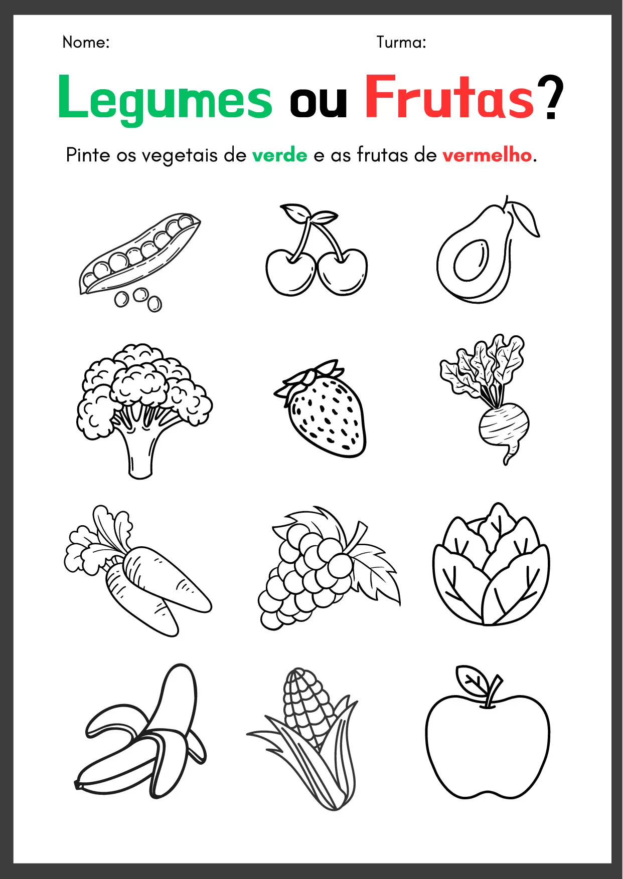 Atividades Sobre Alimentacao Saudavel Para Educacao Infantil 12