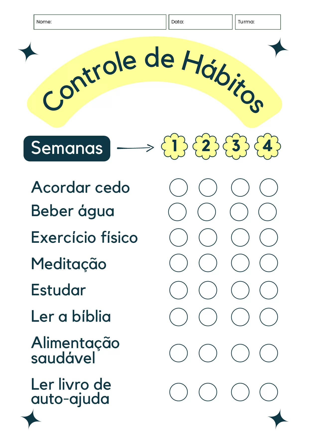 Controle de hávitos