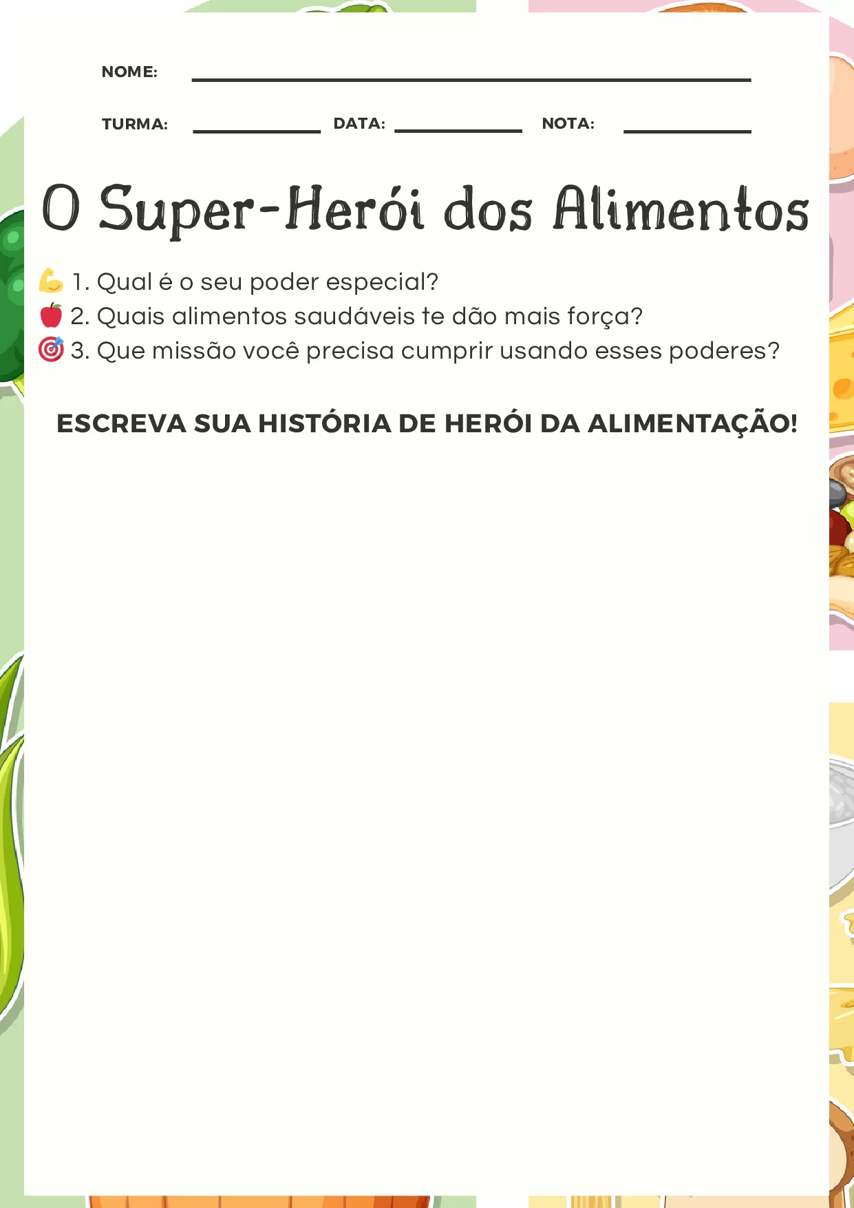 Atividades Sobre Alimentacao Saudavel Para Educacao Infantil 9