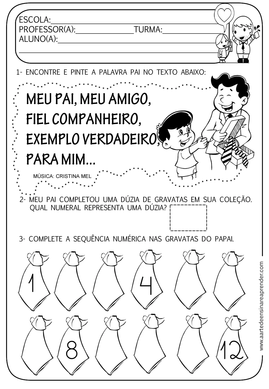 ATIVIDADES+DIA+DOS+PAIS