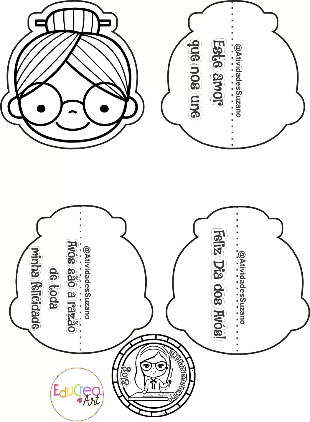 Atividades Dia dos Avós para Imprimir