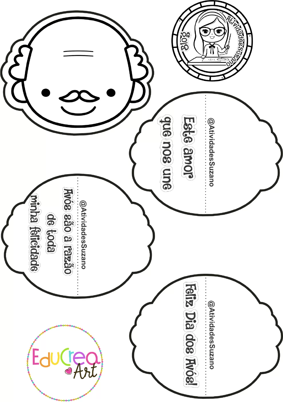 Atividades Dia dos Avós para Imprimir