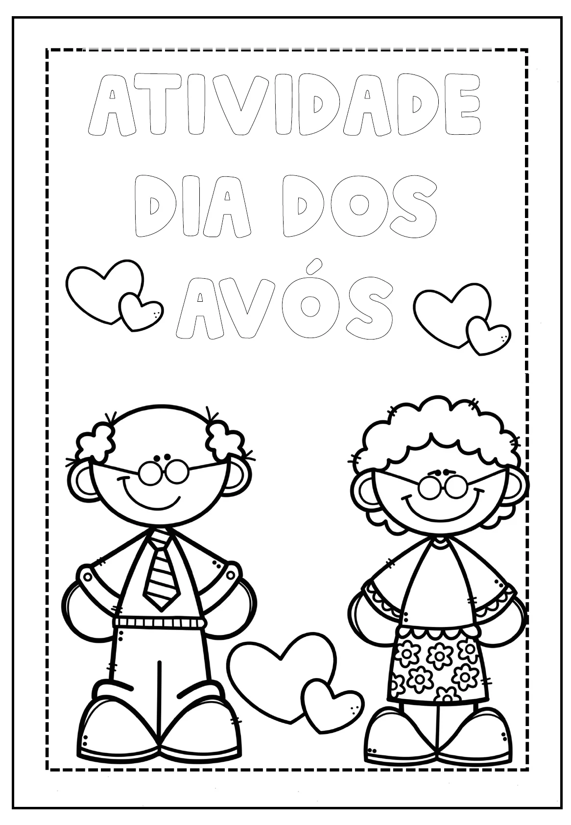 Atividades Dia dos Avós para Imprimir