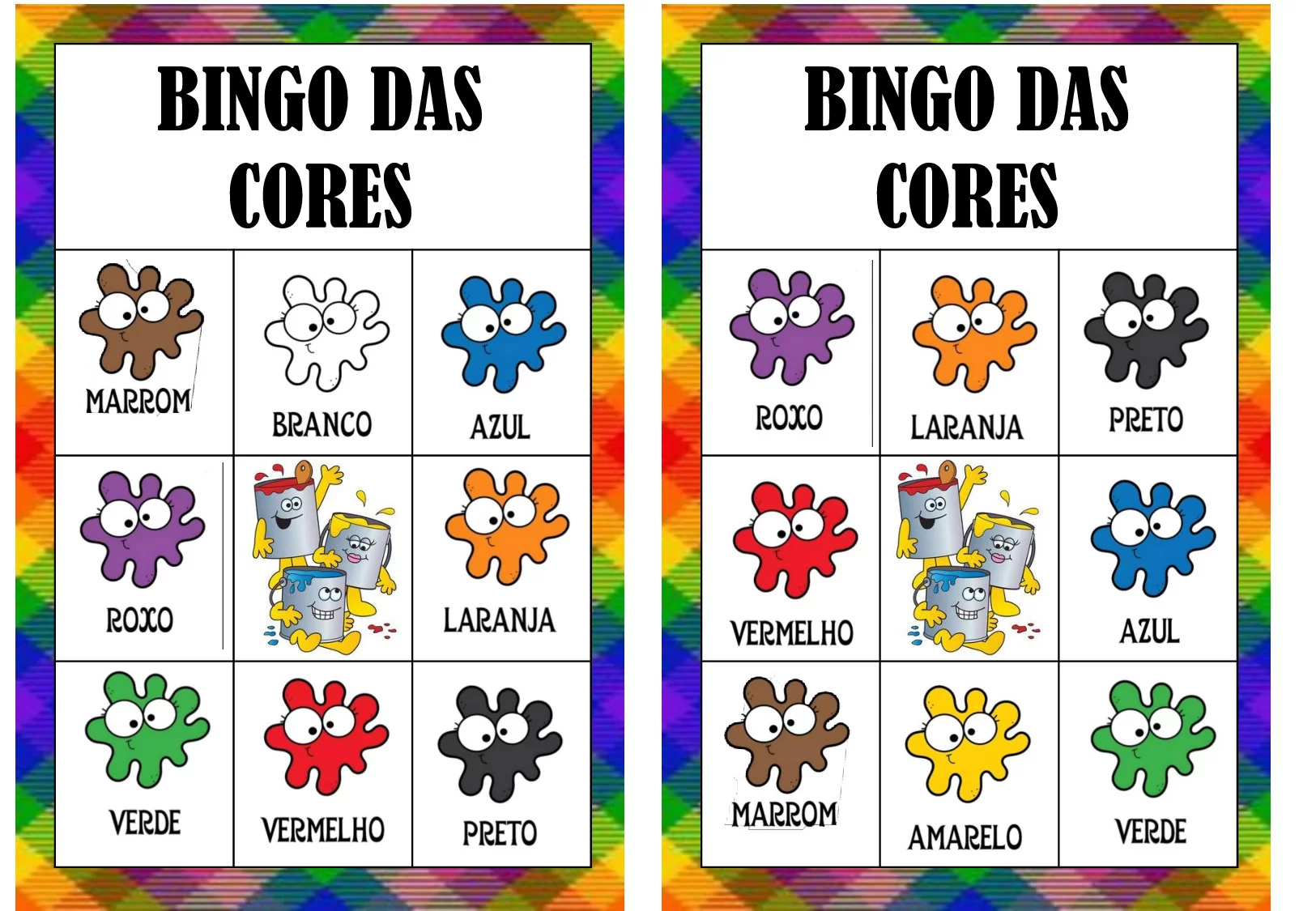 Bingo das Cores – ilustração 2