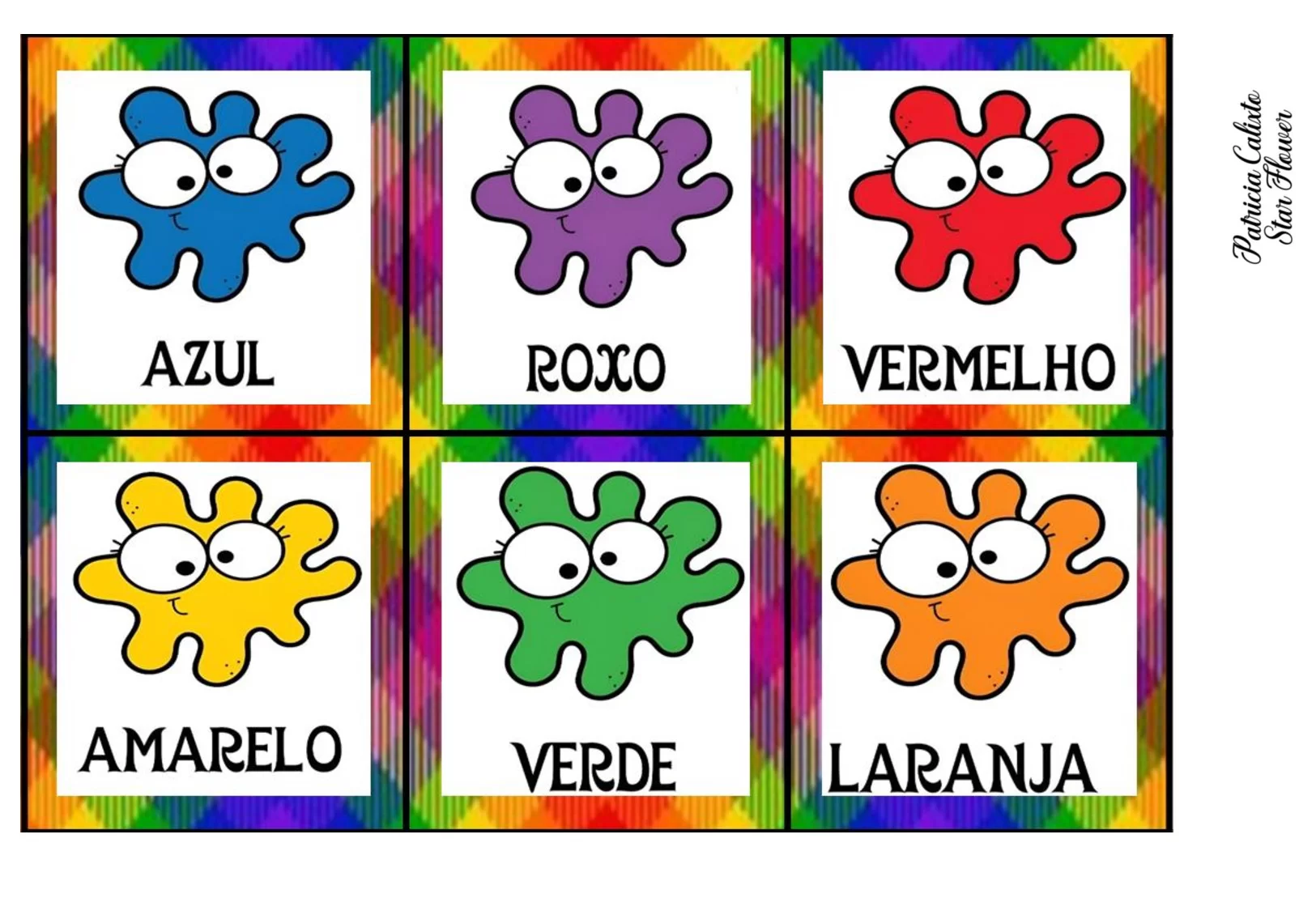 Bingo Das Cores Reconhecimento De Cores 5