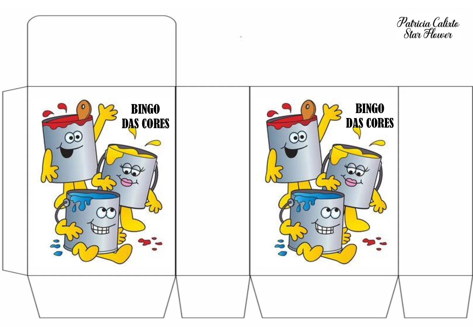 Bingo Das Cores Reconhecimento De Cores 8