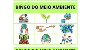 Bingo do Meio Ambiente - Atividade para Imprimir