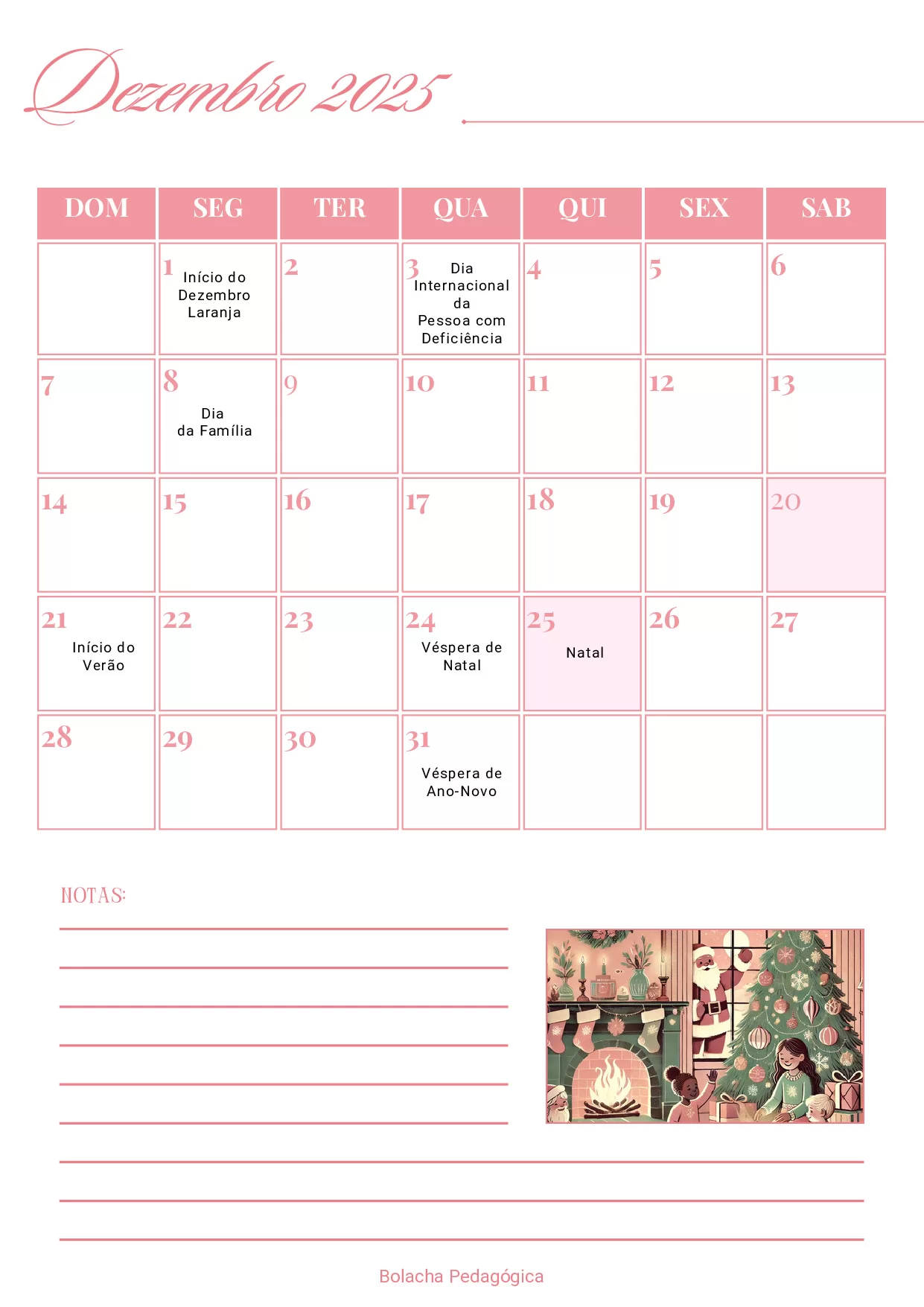 Calendario Interativo 2025 E Dias Da Semana 14