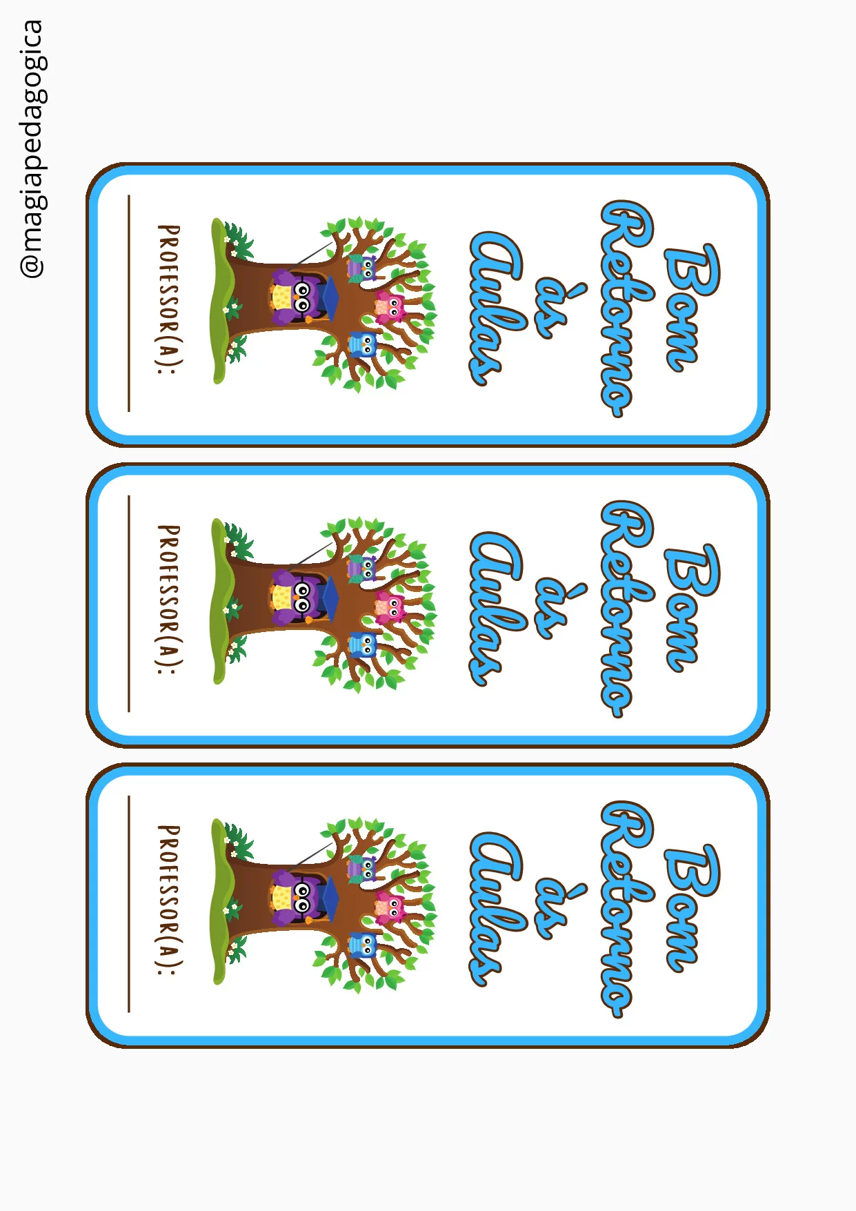 Cartão de Bom Retorno às Aulas – ilustração 2