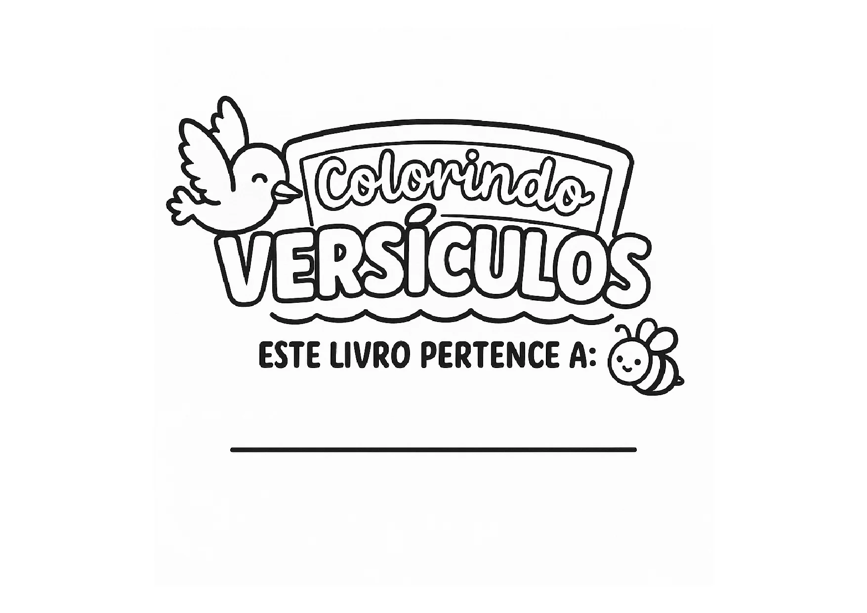 Colorindo Versículos Bíblicos – ilustração 2