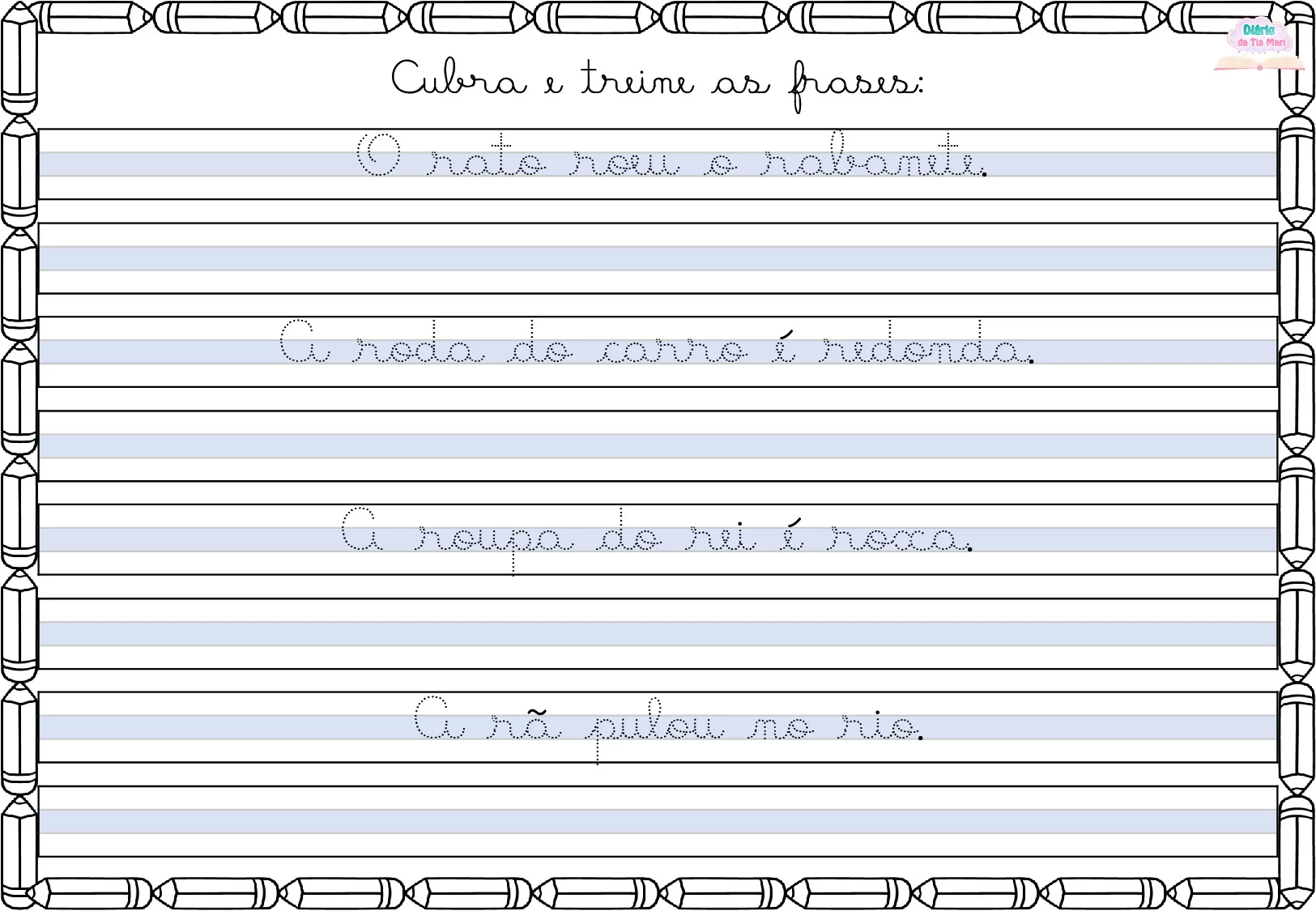 Exercicios De Caligrafia Cursiva Para Criancas 121