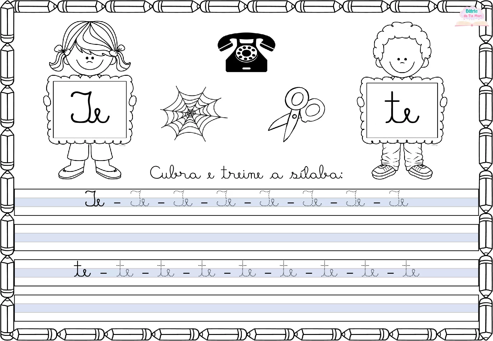 Exercicios De Caligrafia Cursiva Para Criancas 132