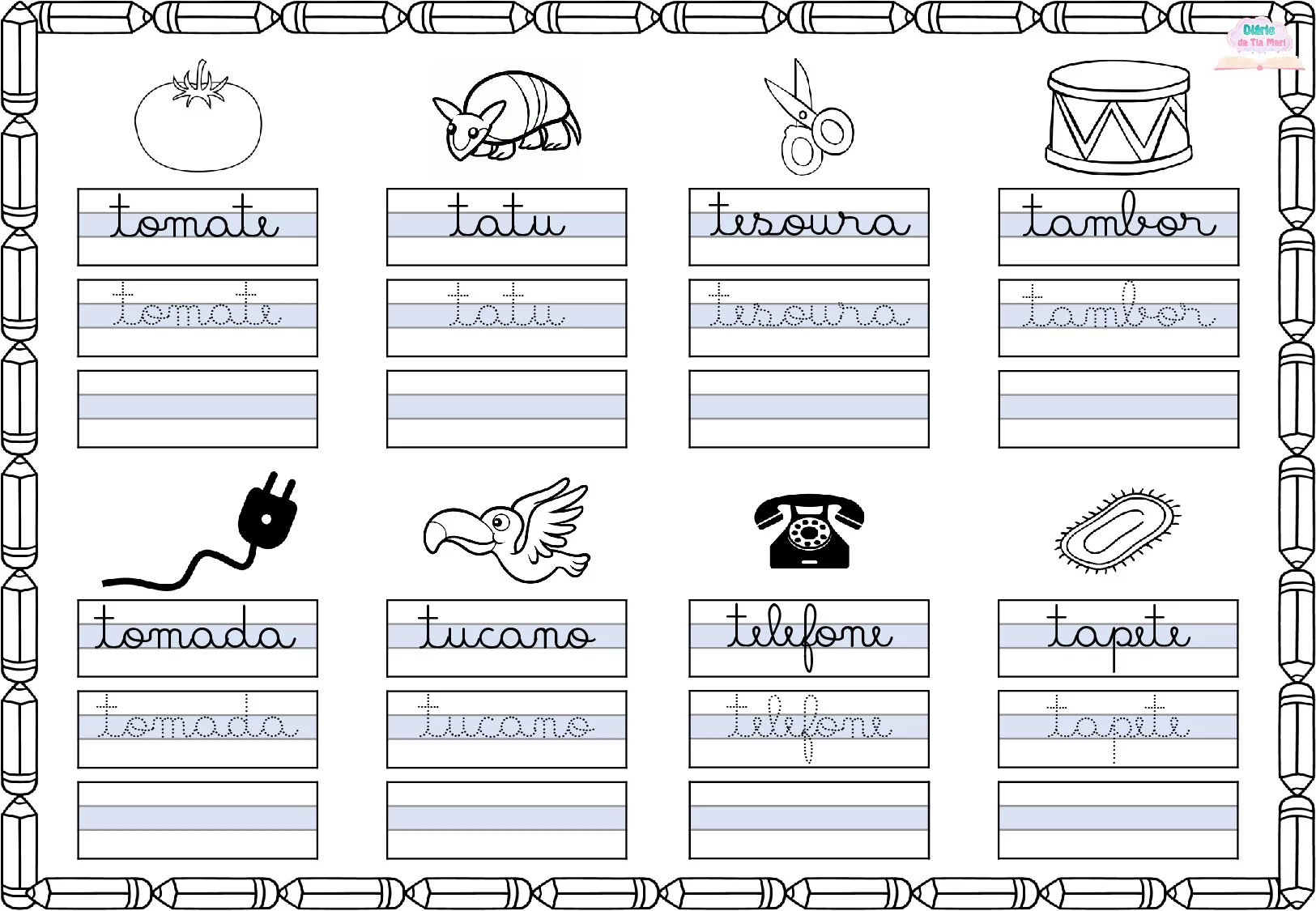Exercicios De Caligrafia Cursiva Para Criancas 136