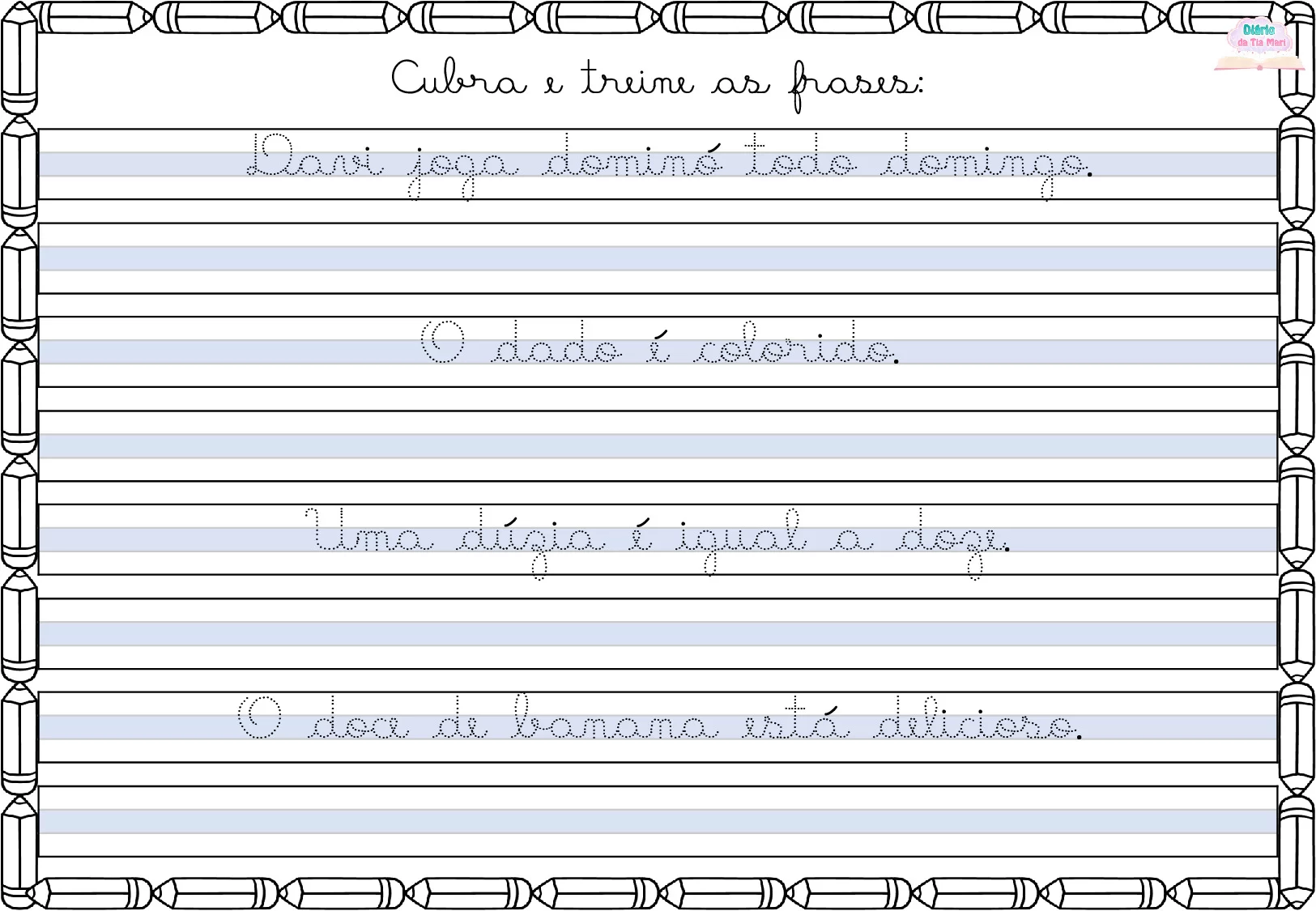 Exercicios De Caligrafia Cursiva Para Criancas 42