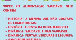 🍎 Super Kit Alimentação Saudável para Educação Infantil