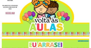 👑 Coroa de Boas-Vindas para a Volta às Aulas