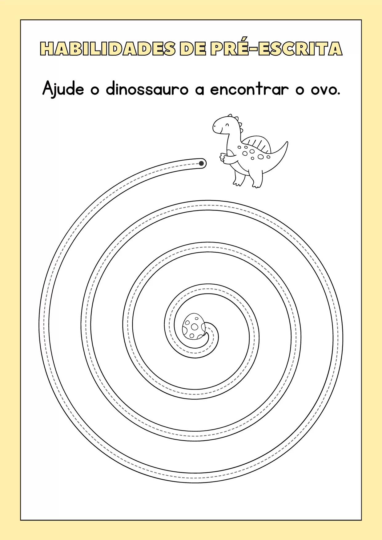 Habilidades de Pré-Escrita – ilustração 2