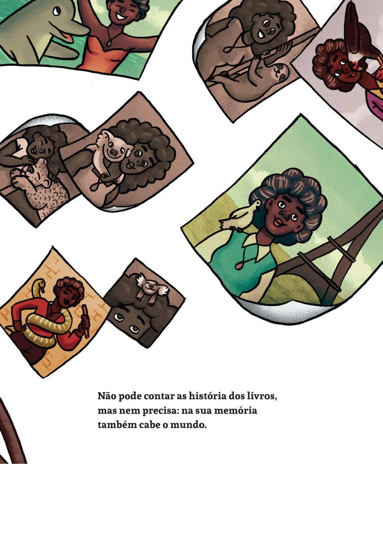 Não pode contar as história dos livros