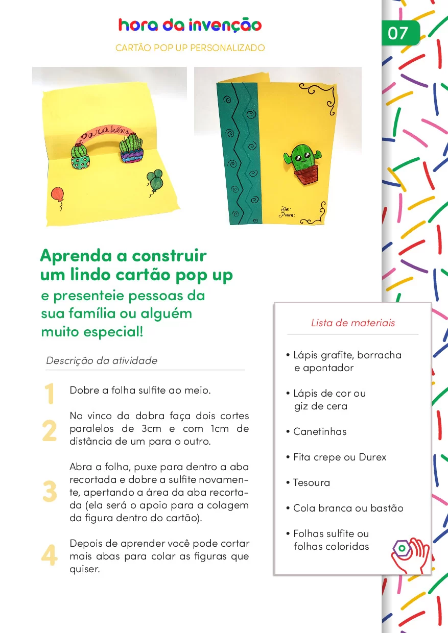 Hora Da Invencao 30 Atividades Criativas Para O Mes Das Criancas 10