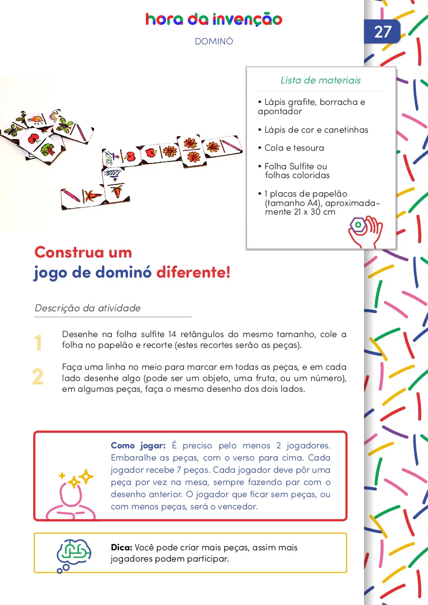 Hora Da Invencao 30 Atividades Criativas Para O Mes Das Criancas 30