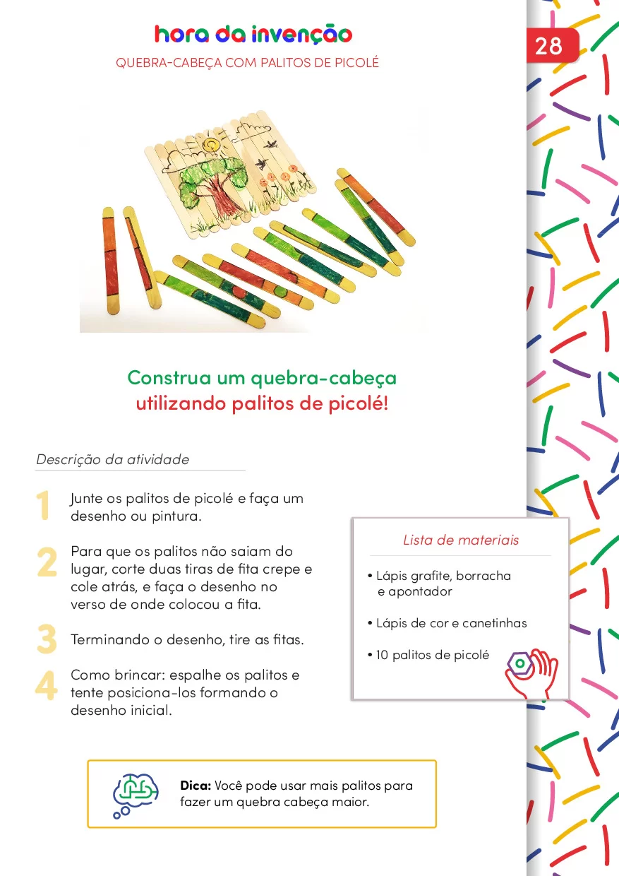 Hora Da Invencao 30 Atividades Criativas Para O Mes Das Criancas 31