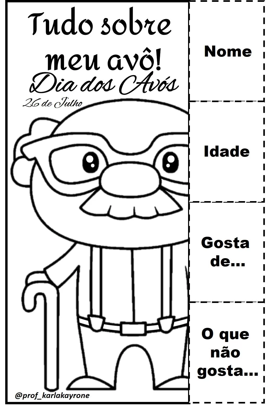 Atividades Dia dos Avós para Imprimir