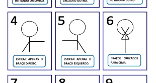 Jogo de Imitar Poses: Atividade Lúdica com Cartões