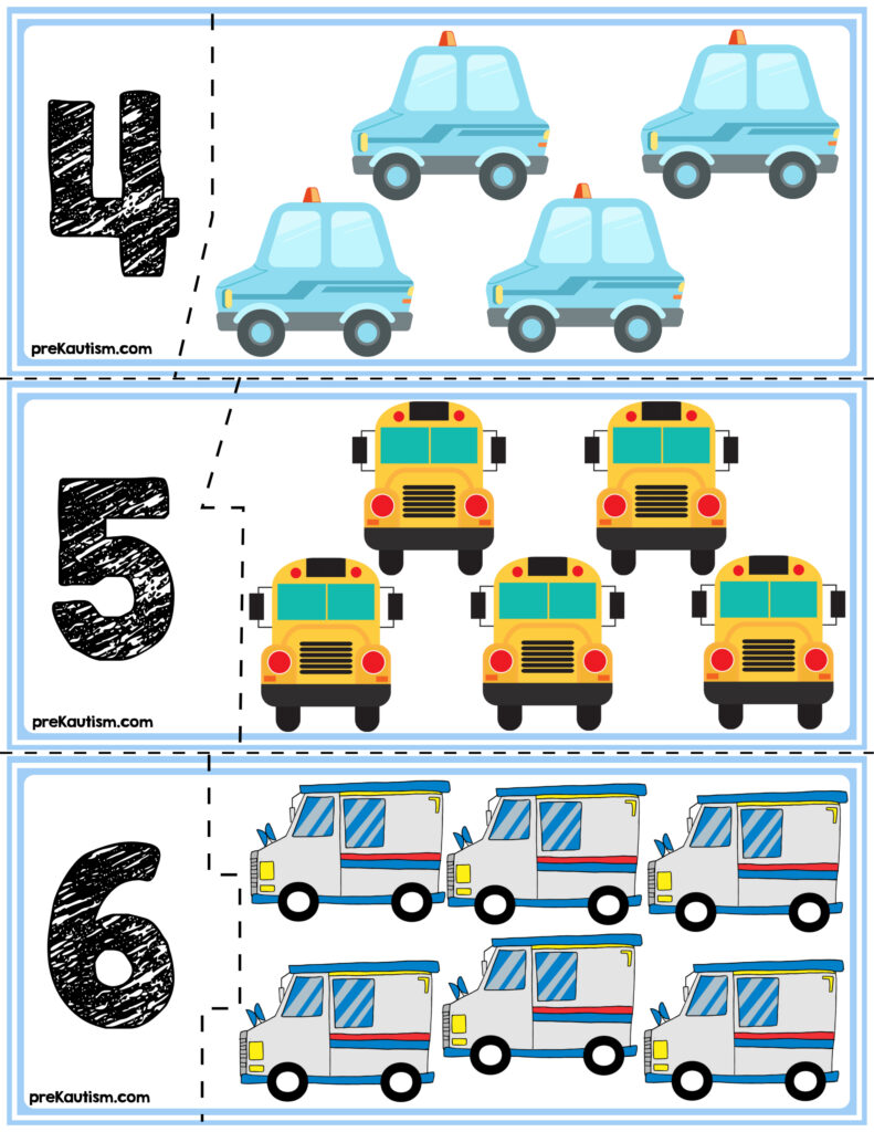 Jogo Quebra-Cabeça Números 1 a 10