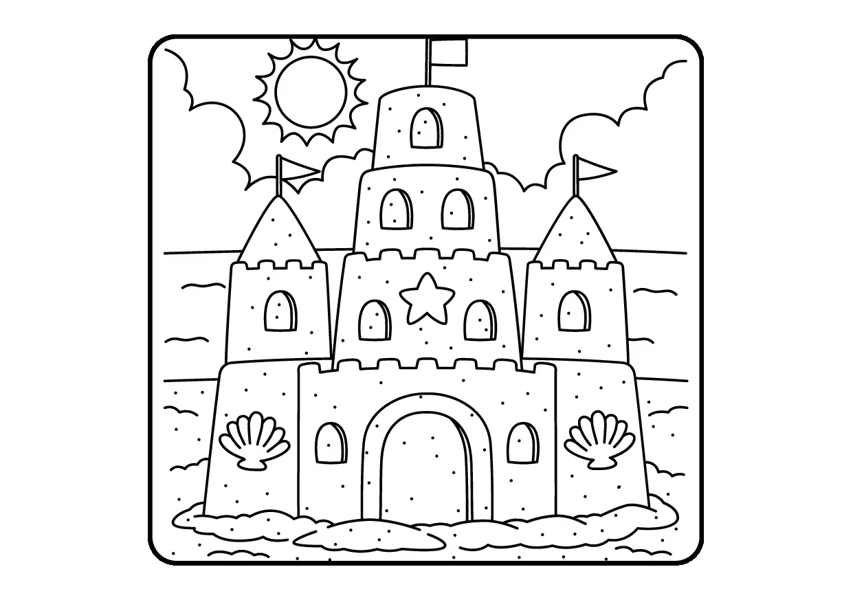 Livro De Colorir Adulto Azul Verao Relaxante 10