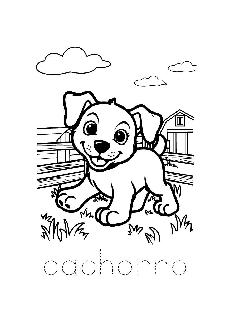 Livro De Colorir Animais Da Fazenda 11