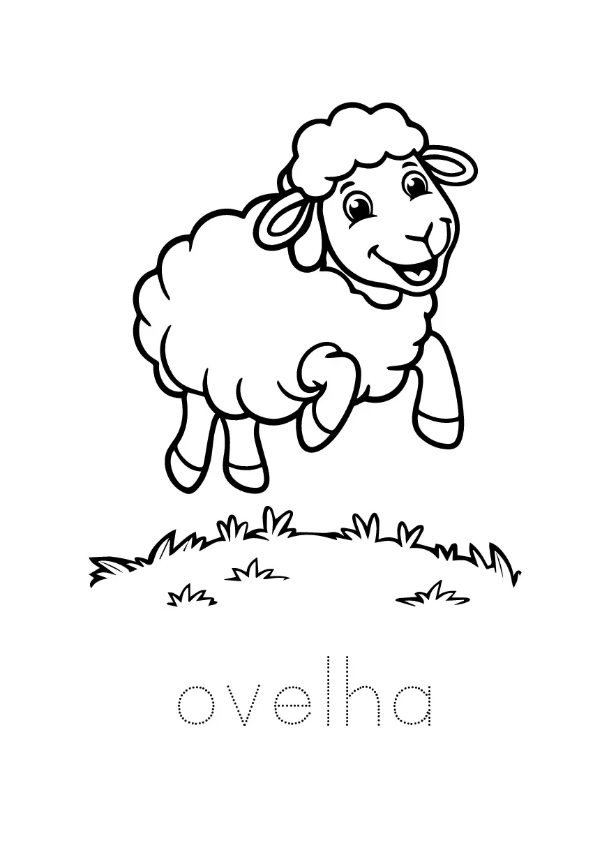 Livro De Colorir Animais Da Fazenda 3