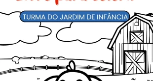 Livro de colorir Animais da fazenda