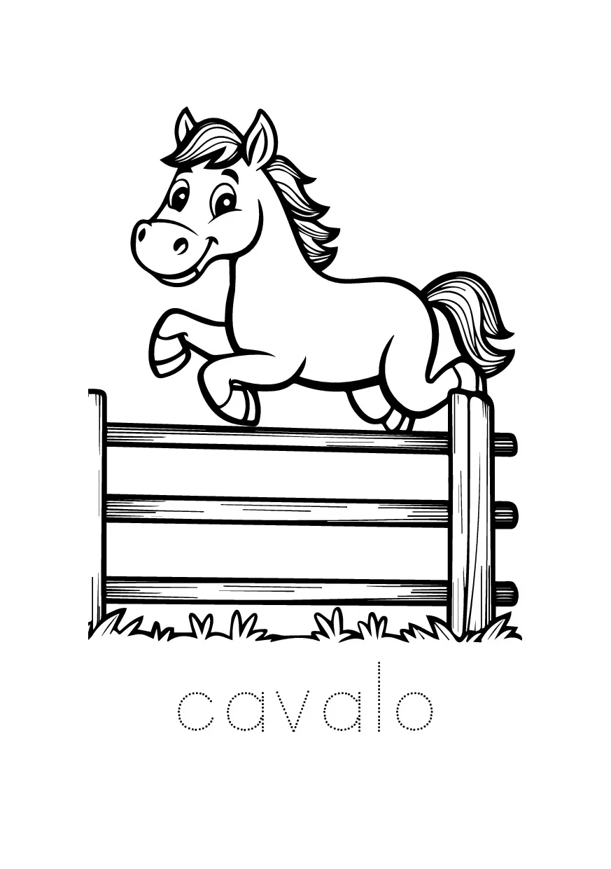 Livro De Colorir Animais Da Fazenda 5