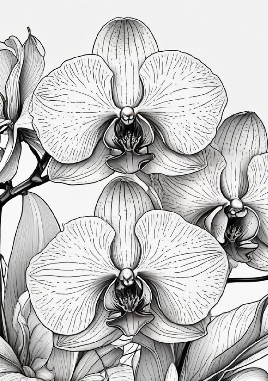 Livro De Colorir Flores 28 Ilustracoes Relaxantes 4