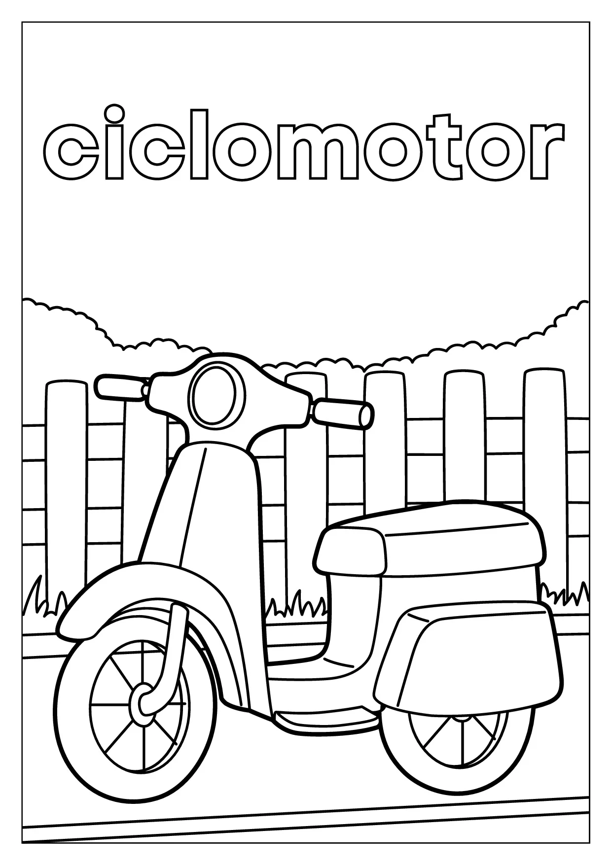 Livro De Colorir Veiculos De Transporte 15