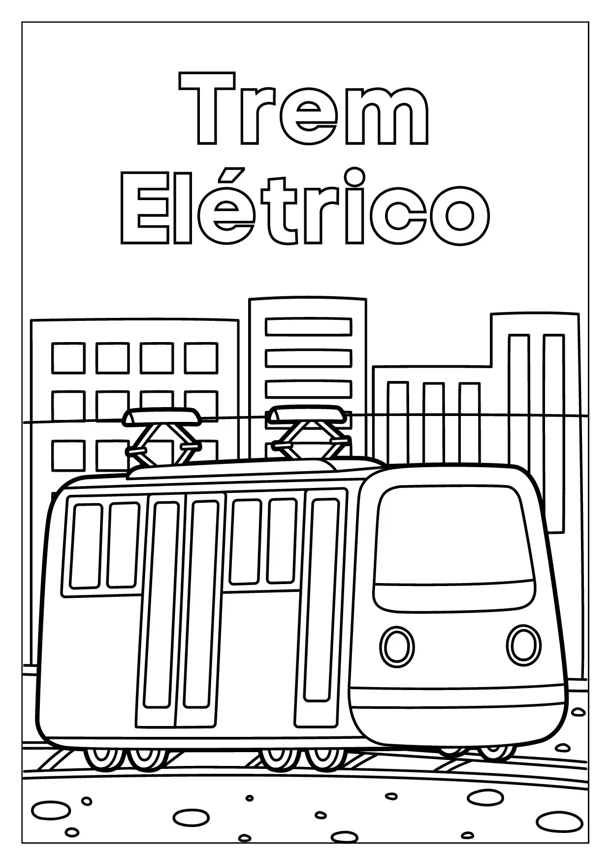 Livro De Colorir Veiculos De Transporte 5