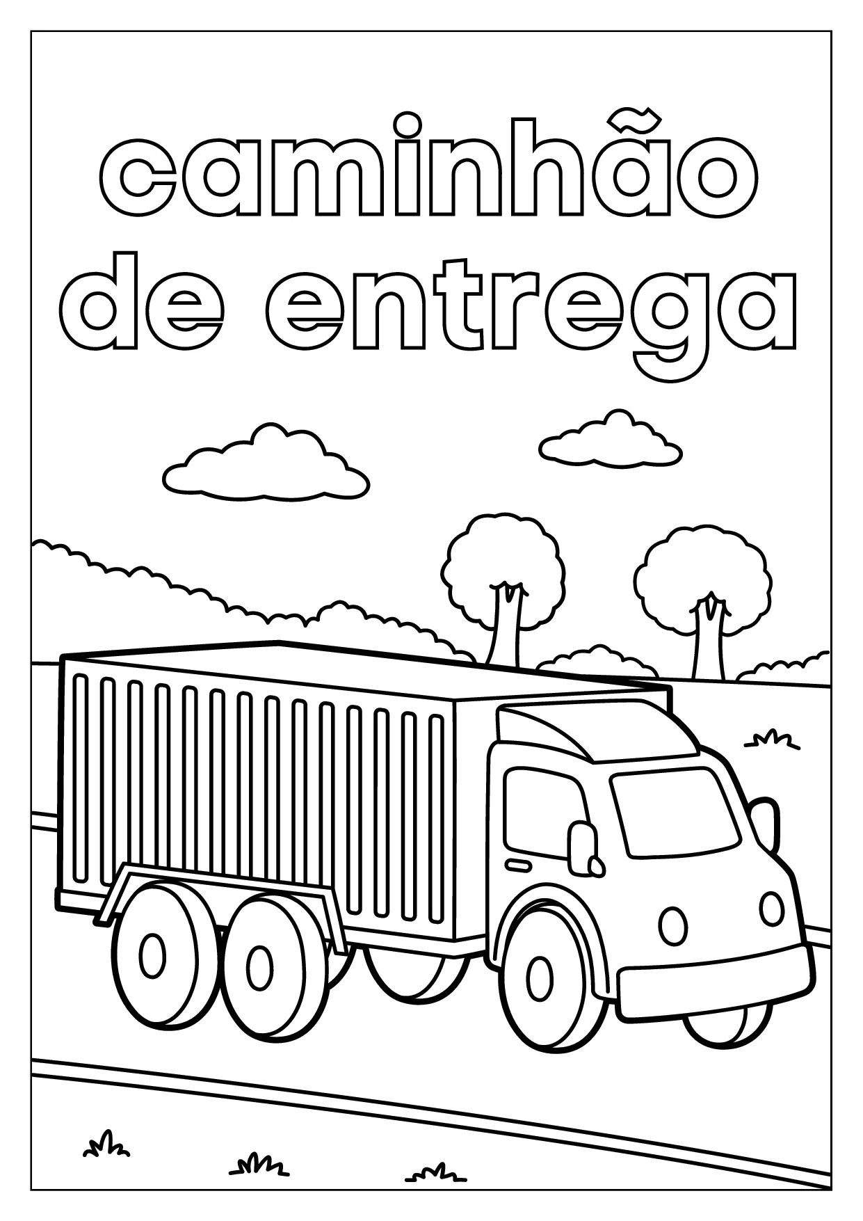 Livro De Colorir Veiculos De Transporte 6