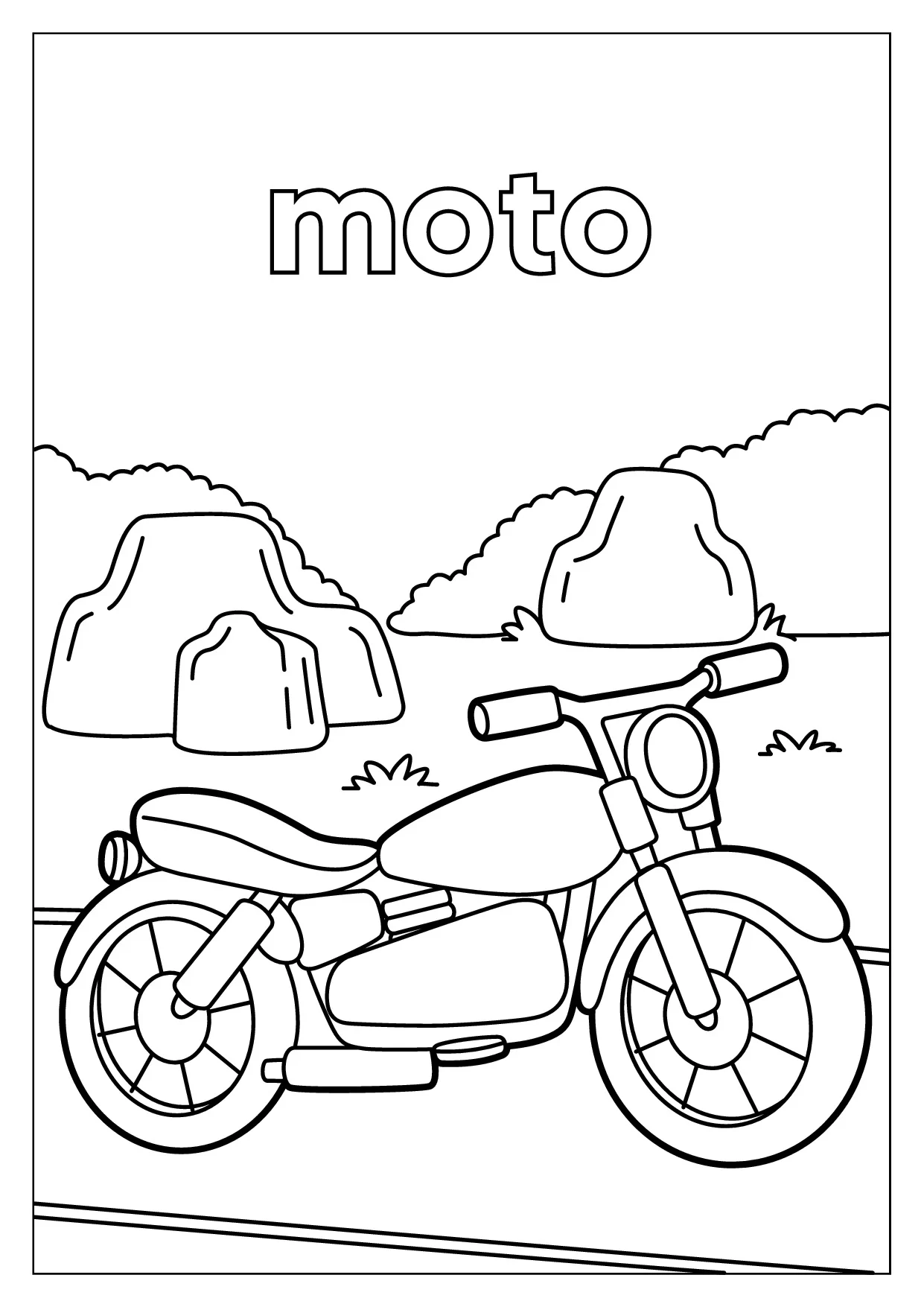 Livro de Colorir Veículos – ilustração 2